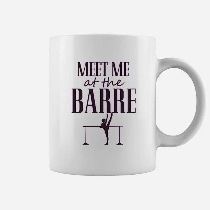 Funny Dance Gymnastics Workout Meet Me At The Barre Coffee Mug