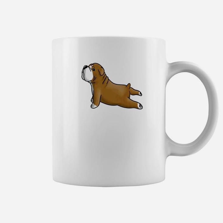 Funny English Bulldog Yoga Cute Dog Gift Tee Coffee Mug