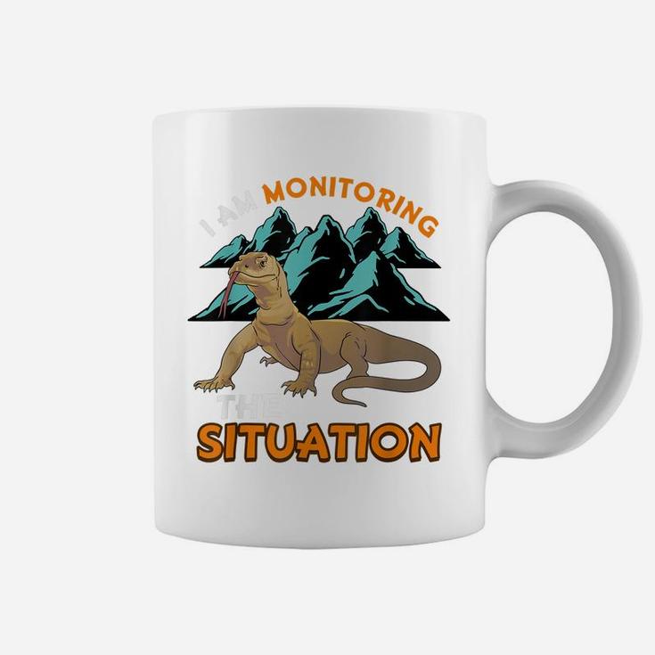 Funny Pet Monitor Lizard Gift Humor Graphic Reptile Coffee Mug
