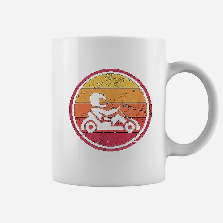 Go Cart Racing Gift Retro Vintage Go Kart Coffee Mug