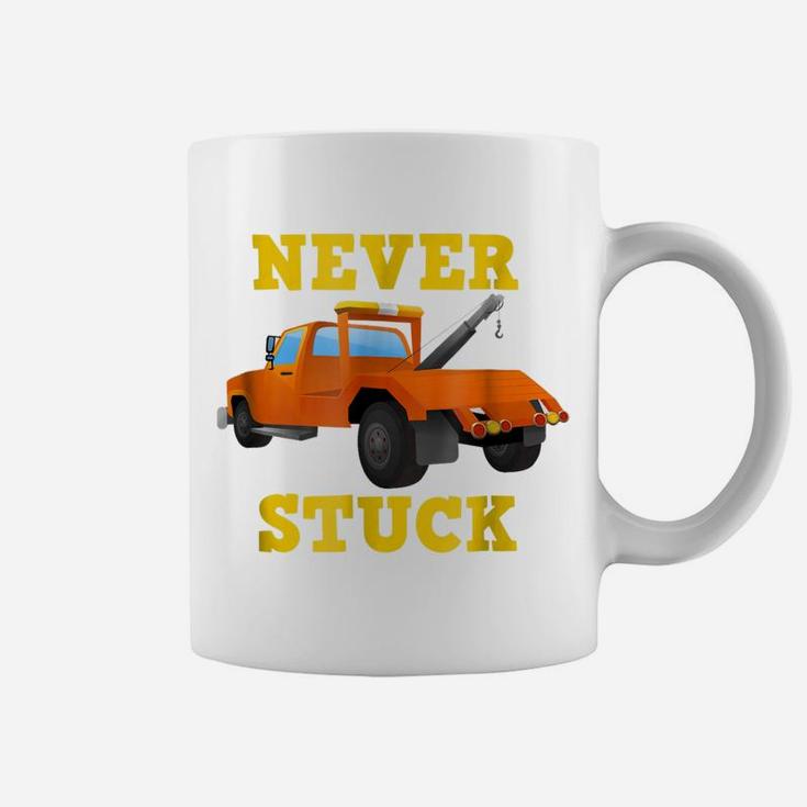 Never Stuck Tow Truck  Gift For Boys And Drivers Coffee Mug