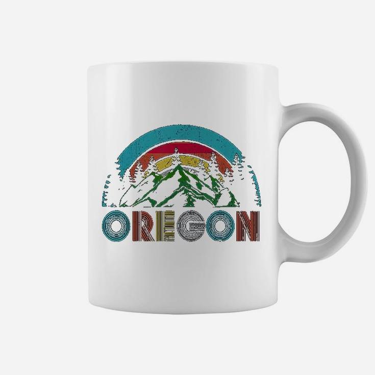 Oregon Mountains Outdoor Camping Hiking Gift Coffee Mug