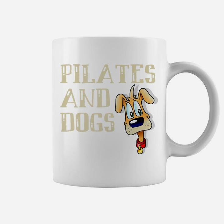 Pilates And Dogs Owner Lover Mom Instructor Teacher Coffee Mug