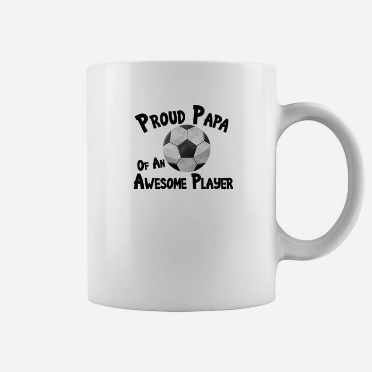 Soccer Football Proud Papa Awesome Player Coffee Mug