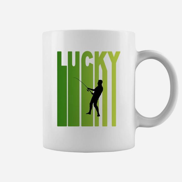 St Patricks Day Lucky Fishing Funny Sport Lovers Gift Coffee Mug