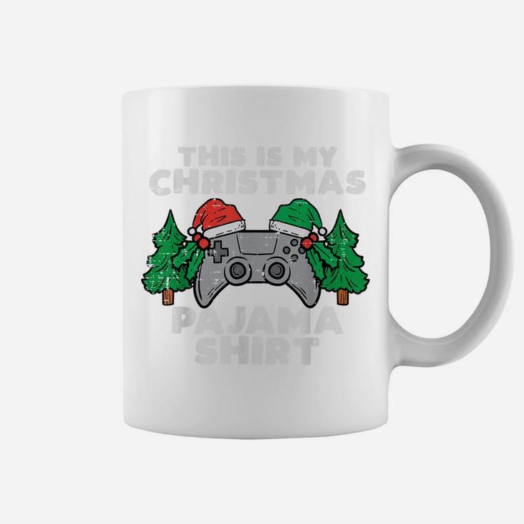 This Is My Christmas Pajama Shirt Video Games Boys Men Xmas Coffee Mug