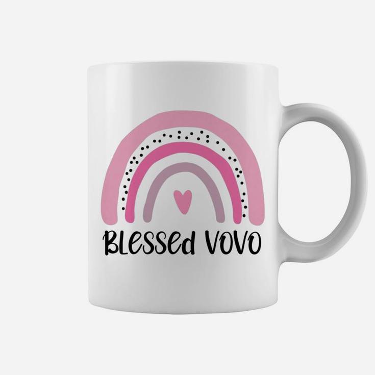 Womens Blessed Vovo Grandma Mother's Day Portuguese Grandmother Coffee Mug