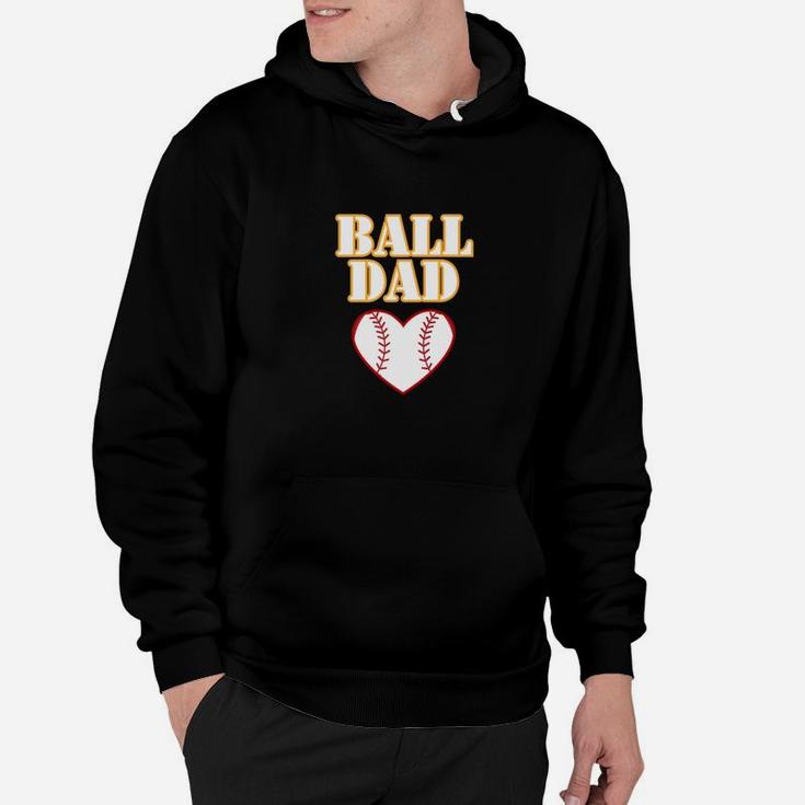 Ball Dad Love Softball Baseball Shirt Fathers Day Gifts Hoodie