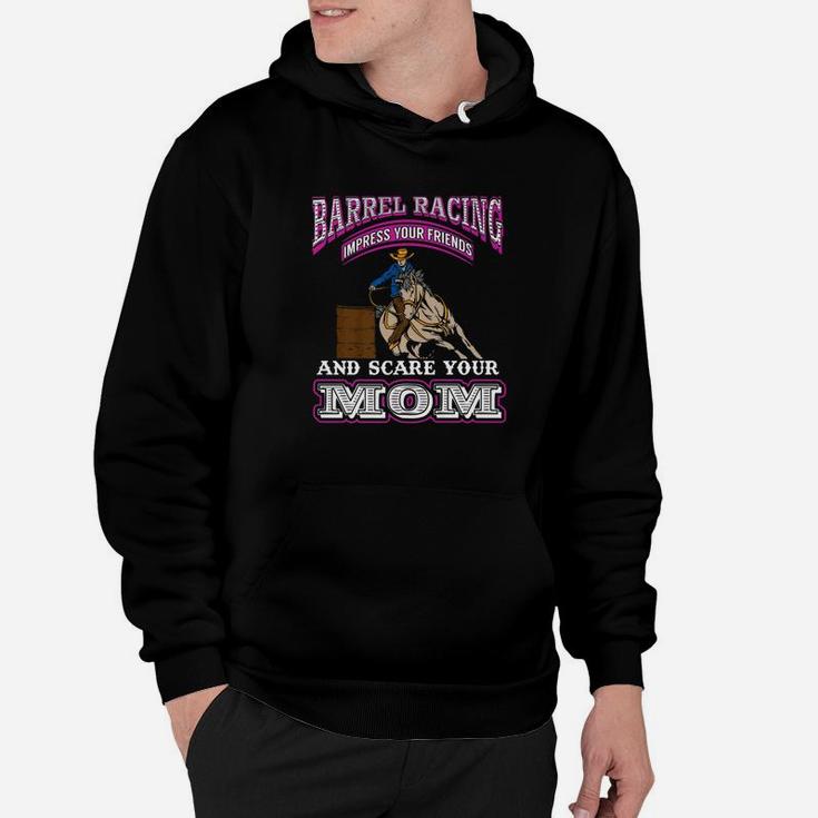 Barrel Racing Horse Girls Horse Lover Rider Gifts Funny Tee Hoodie