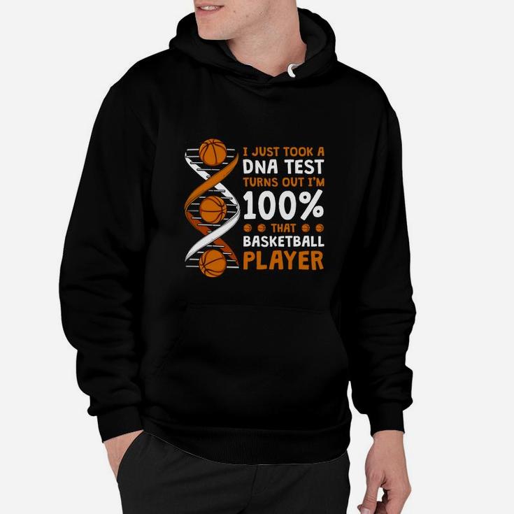 Basketball It's In My Dna Funny Player Coach Team Sport Funny Gift Hoodie
