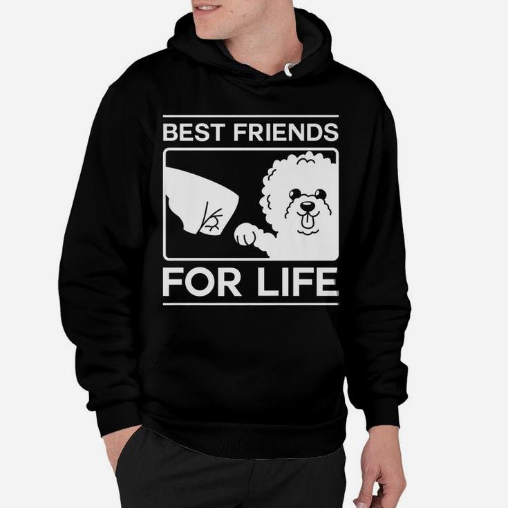 Best Friends For Life Bichon Frise Dog Owner Christmas Gift Hoodie
