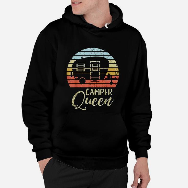 Camper Queen Classy Sassy Smart Assy Matching Couple Camping Hoodie