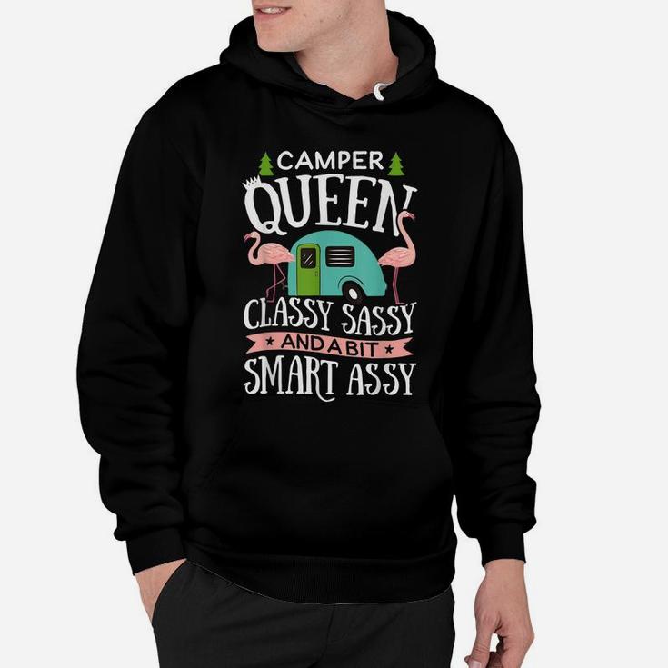 Camper Queen Classy Sassy Smart Assy T Shirt Camping RV Gift Hoodie