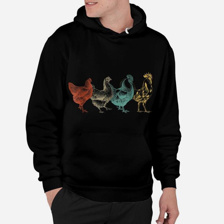 Chicken Vintage T Shirt Funny Farm Poultry Farmer Gifts Tees Hoodie