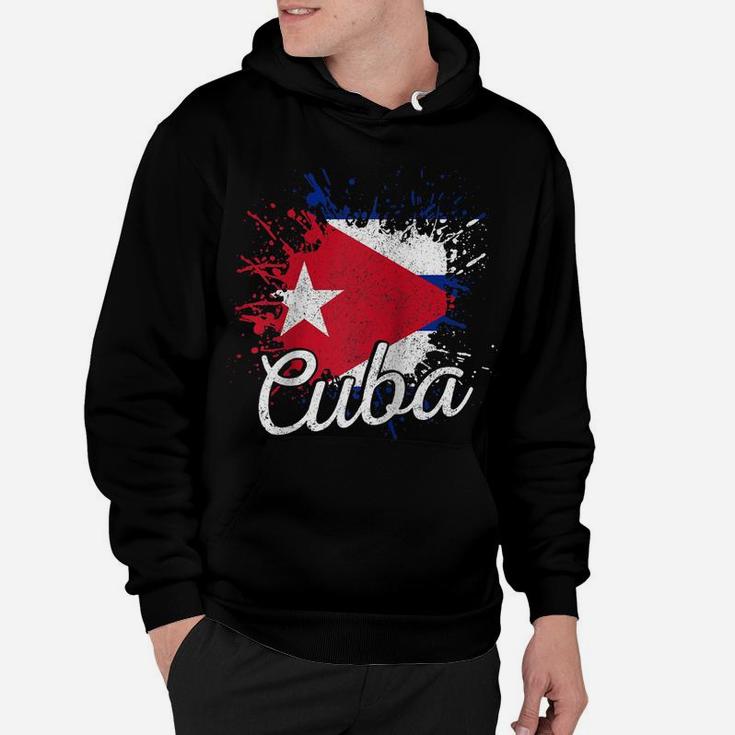 Cuba Patriotic Cuban Pride Flag Patriotic Cuba Raglan Baseball Tee Hoodie