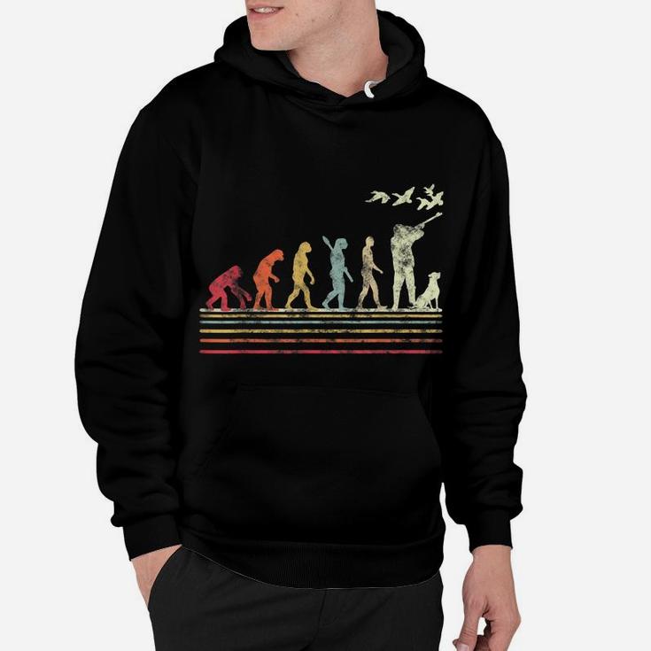 Duck Hunting Evolution Retro Style Gift For Duck Hunters Hoodie