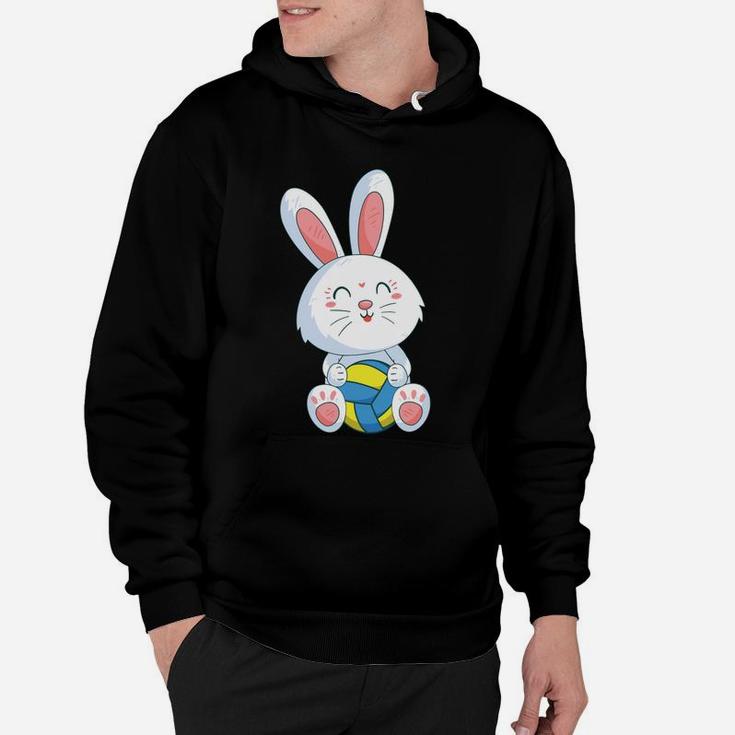 Easter Bunny Volleyball Ball Easter Day For Kids Hoodie
