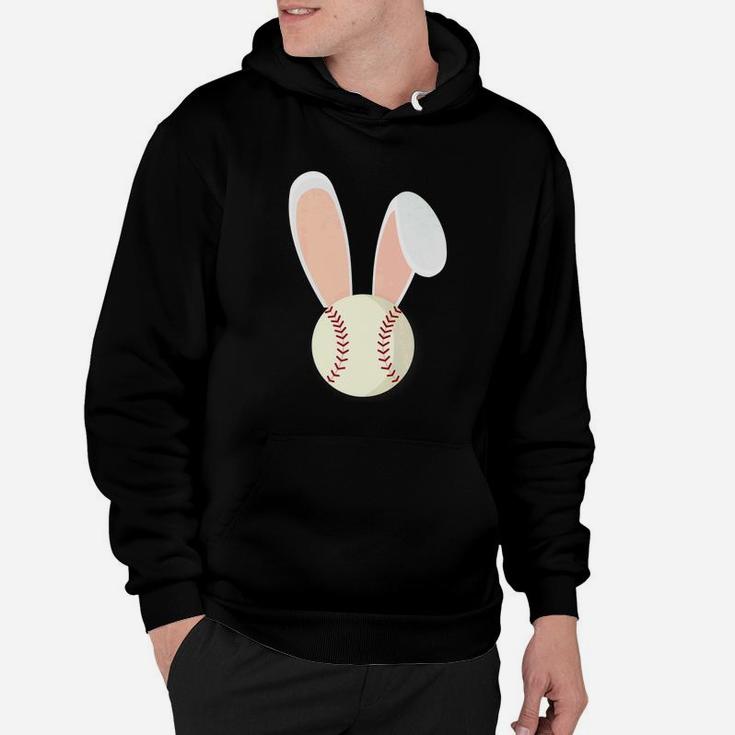 Easter Rabbit Bunny Ears Baseball Sports Holiday Cartoon Premium Hoodie