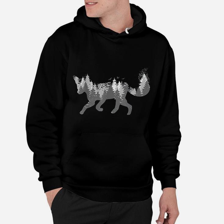 Fox Forest Nature Outdoor Hiking Camping Hunting Hoodie