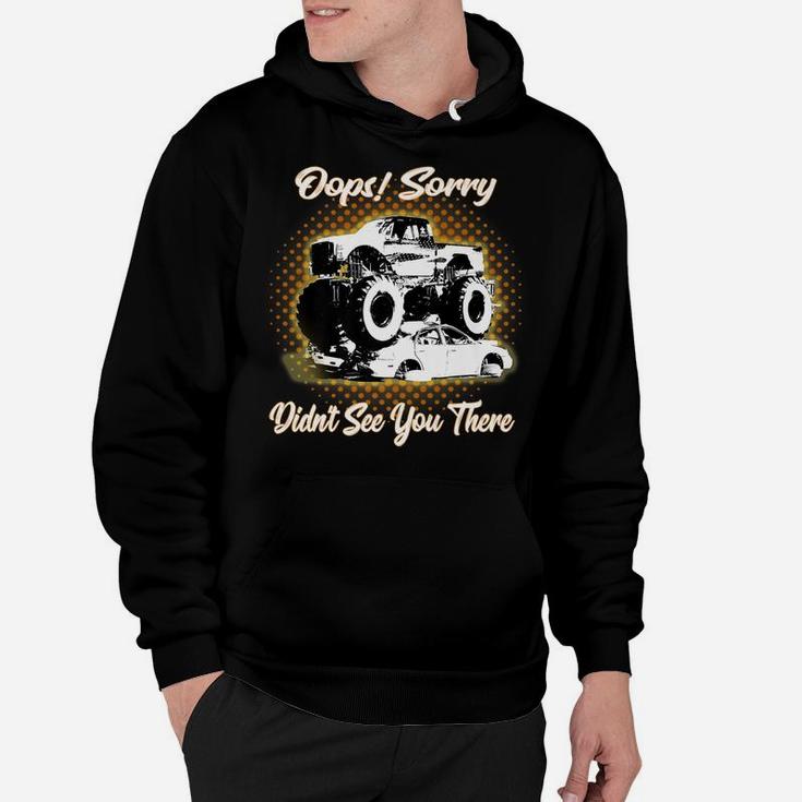 Funny Big Style Truck Shirt For Monster Size Car Fans Hoodie