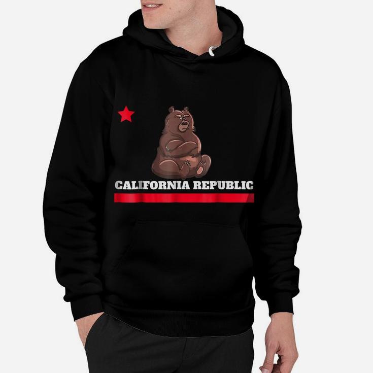 Funny California Republic State Flag Novelty Gift T Shirt Hoodie