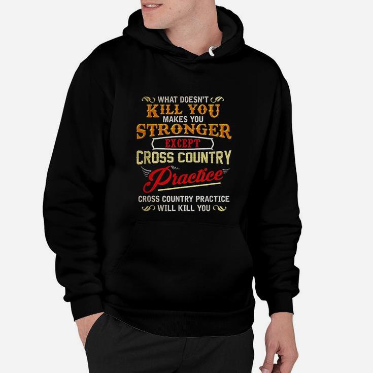 Funny Cross Country Runner Gift For Running Coach Hoodie