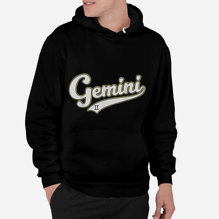 Gemini Zodiac Sign May June Birthday Astrology Gift Baseball Hoodie