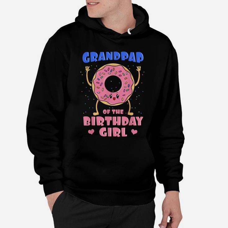 Grandpap Of The Birthday Girl Donut Bday Party Grandfather Hoodie