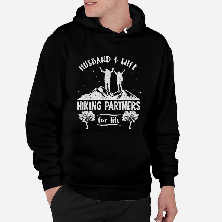 Husband And Wife Hiking Partners For Life Hoodie
