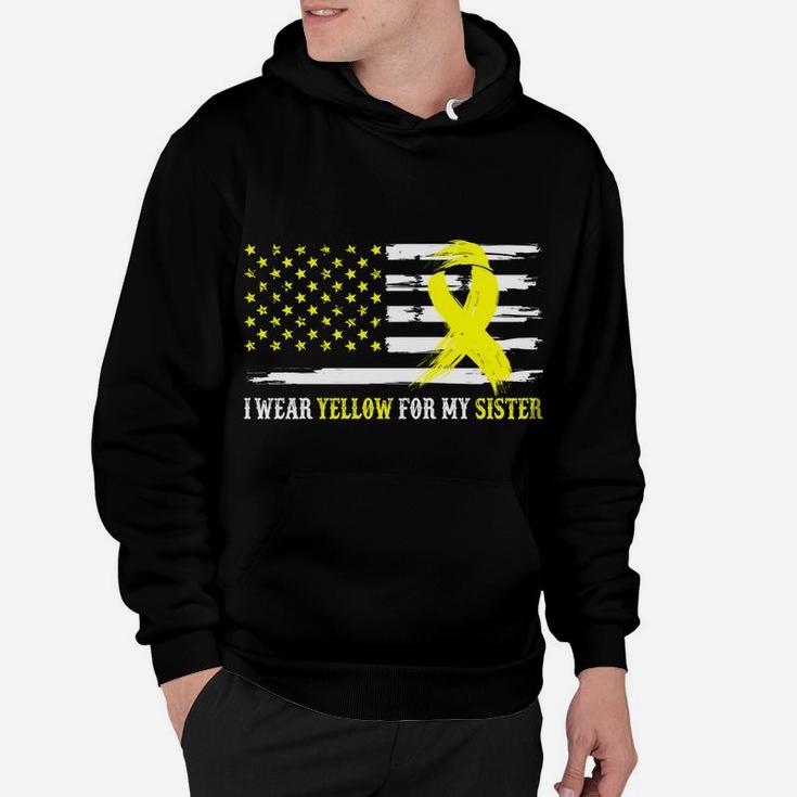 I Wear Yellow For My Sister Spina Bifida Awareness Month Hoodie