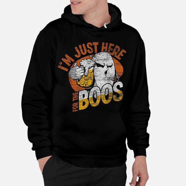Im Just Here For The Boos Ghost Hoodie