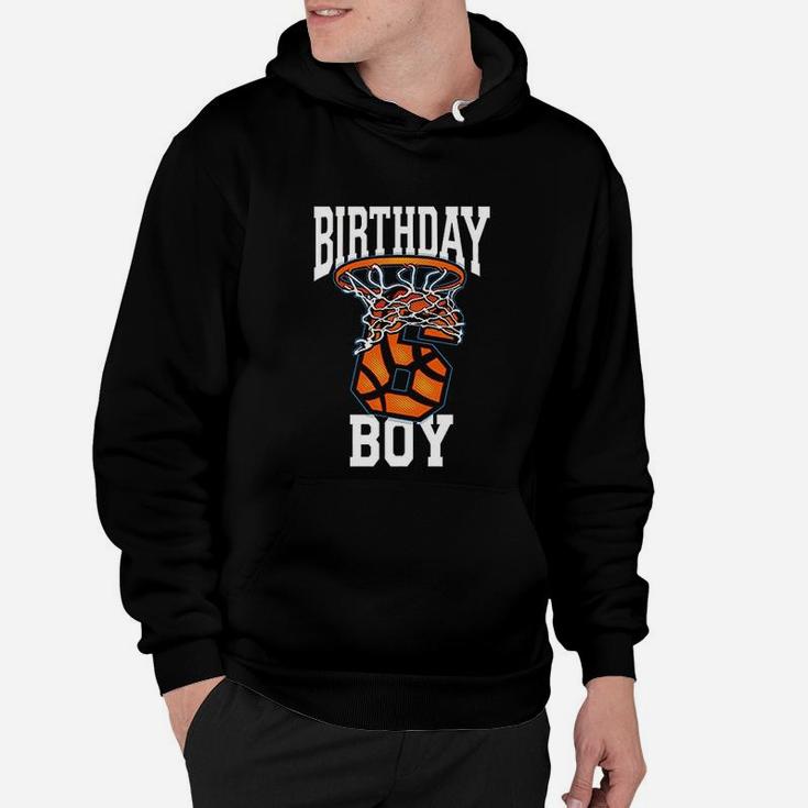 Kids 6th Birthday Basketball For Boy 6 Years Old Hoodie