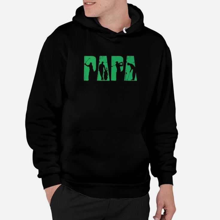 Mens Funny Golf Papa Golfing Golfer Fathers Day Gift Hoodie