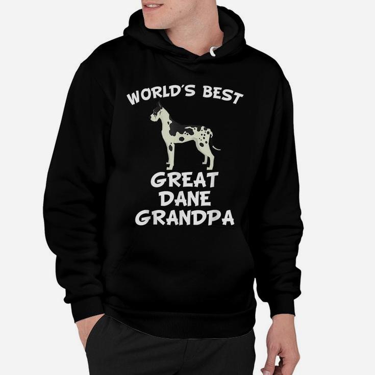 Mens World's Best Great Dane Grandpa Shirt Hoodie