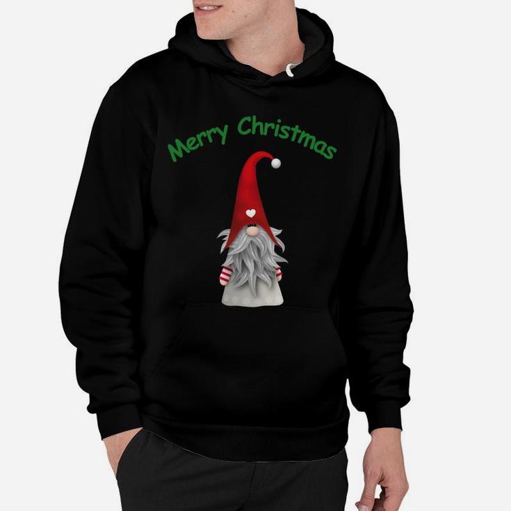 Merry Christmas Gnome Original Vintage Graphic Design Saying Sweatshirt Hoodie