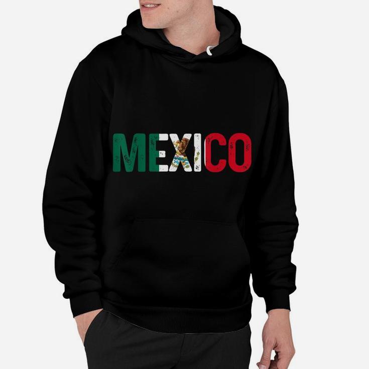 Mexico Mexican Flag Vintage Pride Hoodie