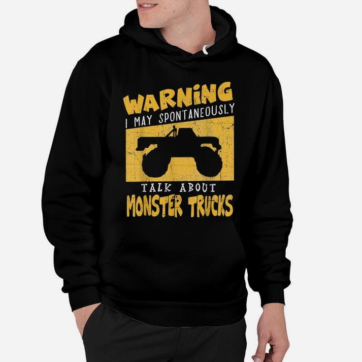 Monster Truck T Shirt Gift For Big Trucks Crushing Car Fans Hoodie