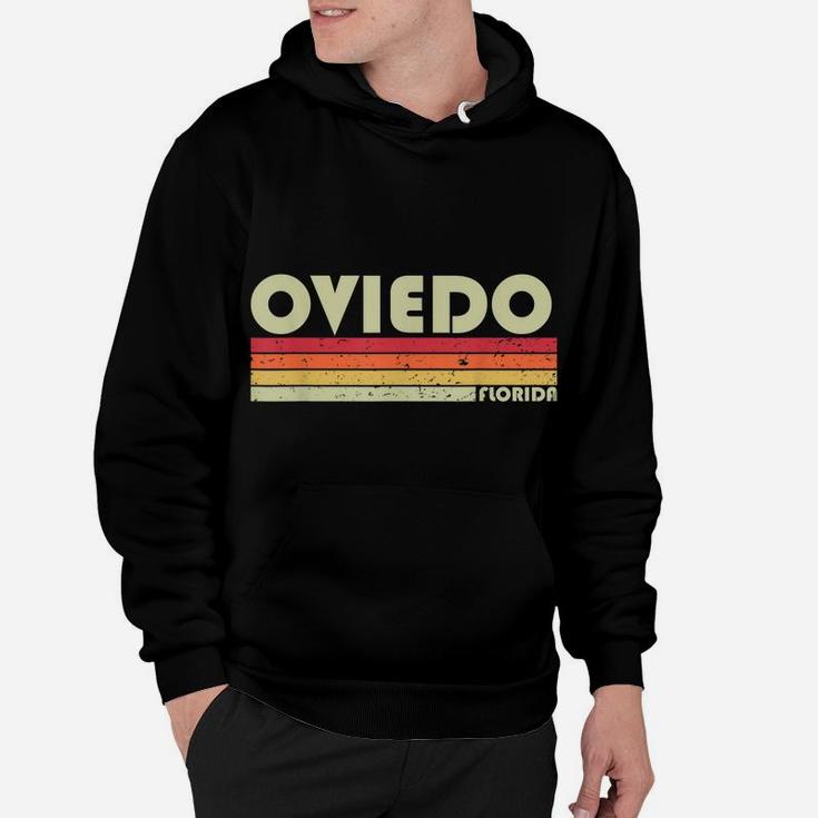 Oviedo Fl Florida Funny City Home Roots Gift Retro 70S 80S Hoodie