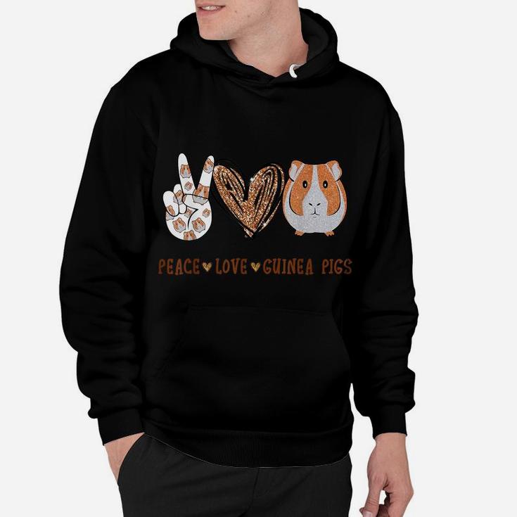 Peace Love Guinea Pigs Gift For Guinea Pigs Lover Hoodie
