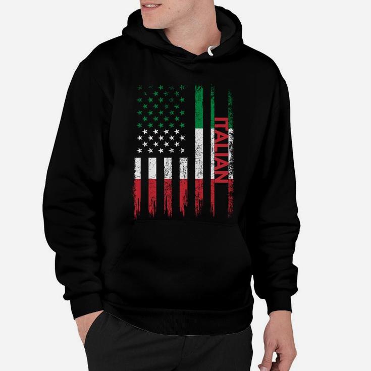 Proud Italian American Flag Italy Usa Sweatshirt Hoodie