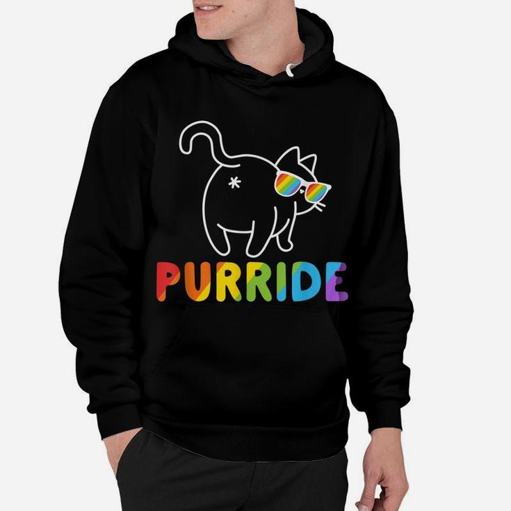 Purride Shirt Funny Cat Gay Lgbt Pride Tshirt Women Men Hoodie