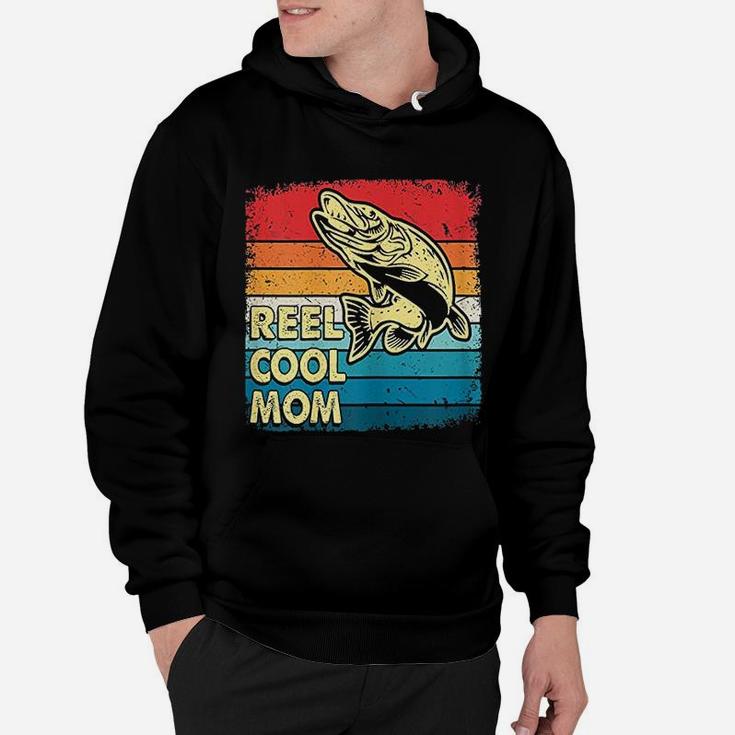 Reel Cool Mom Funny Fish Fishing Mothers Day Gift Hoodie