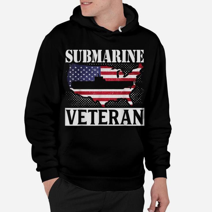 Submarine Veteran Fighting For Freedom Patriot Veterans Day Hoodie