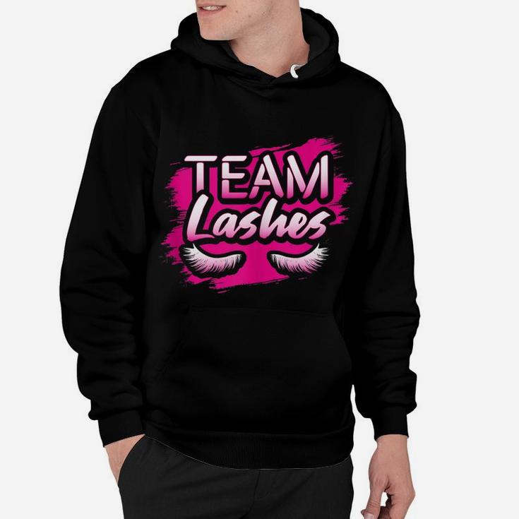Team Lashes Gender Reveal Baby Shower Party Staches Idea Hoodie
