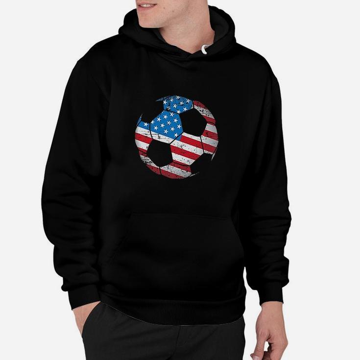 United States Soccer Ball Flag Jersey - Usa Football Hoodie