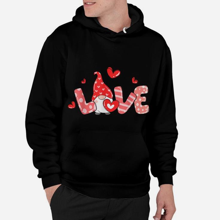 Valentines Day Gnome Love Funny Boys Girls Kids Hoodie