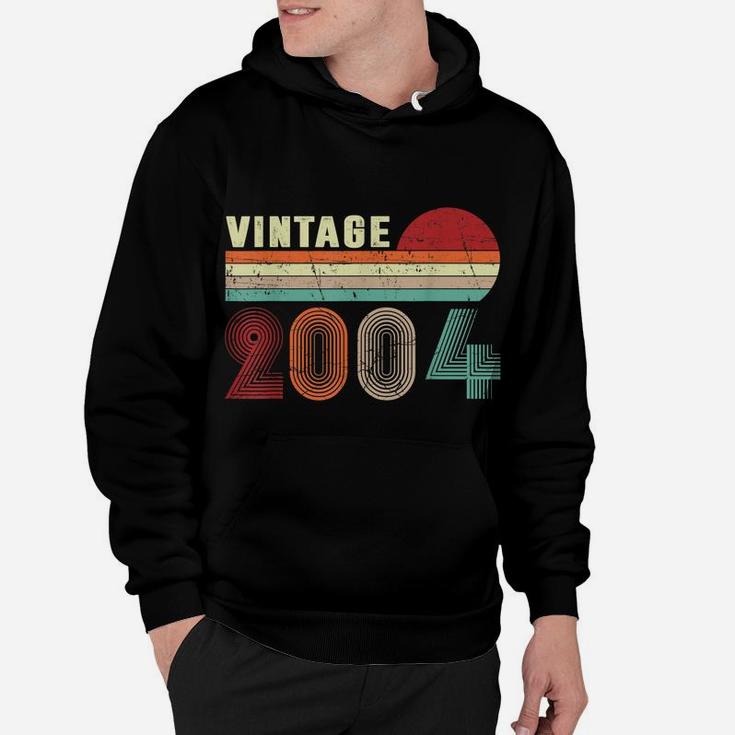 Vintage 2004 Funny 16 Years Old Boys And Girls 16Th Birthday Hoodie