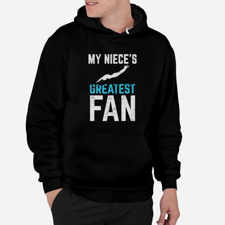 Vintage Graphic My Niece Greatest Fan Swimming Hoodie