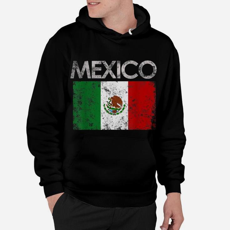 Vintage Mexico Mexican Flag Pride Gift Hoodie