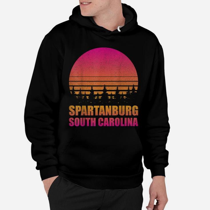 Vintage Spartanburg South Carolina Sc Retro 80S 90S Graphic Hoodie